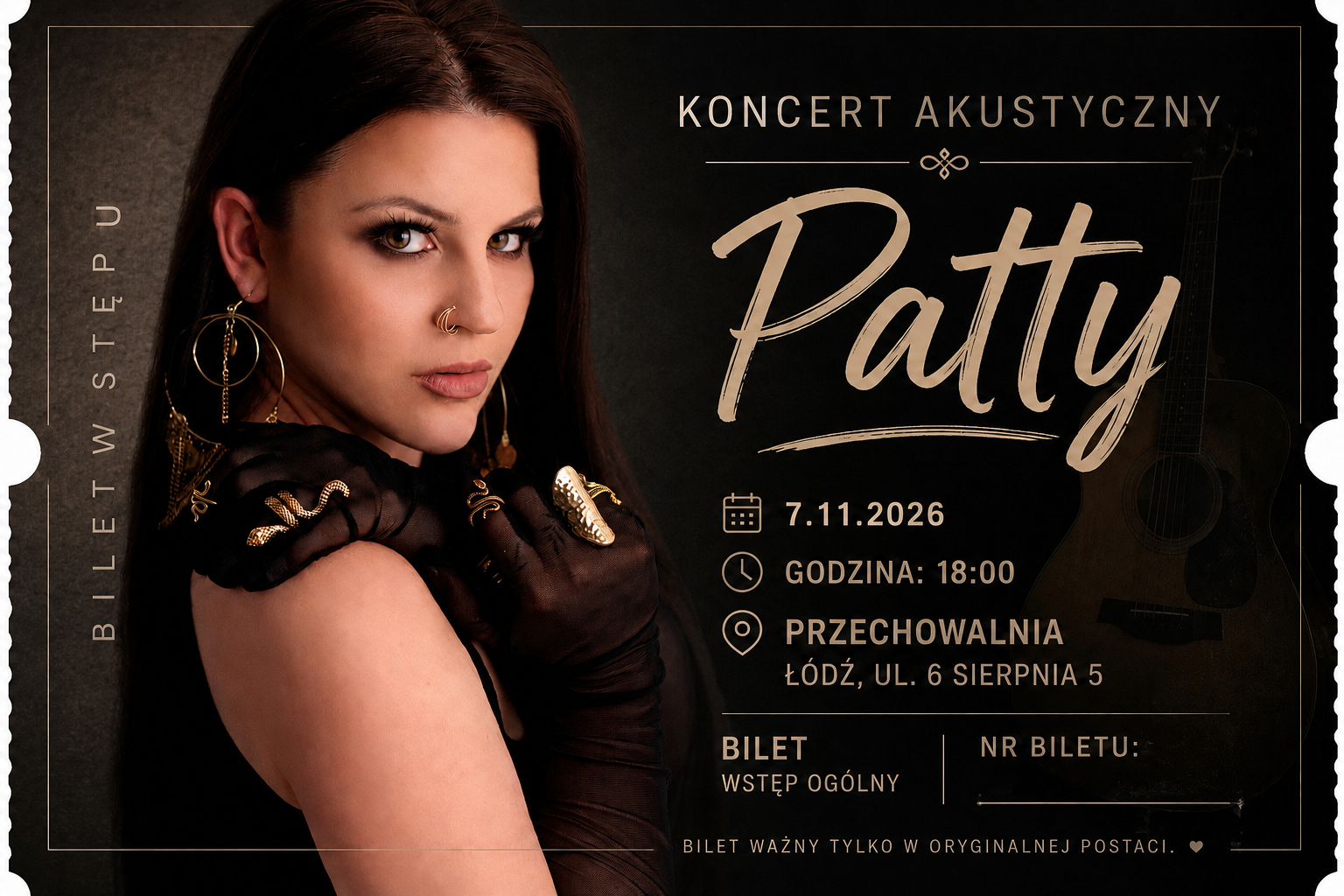 Bilet na akustyczny koncert Patty + zlot fanów w Łodzi